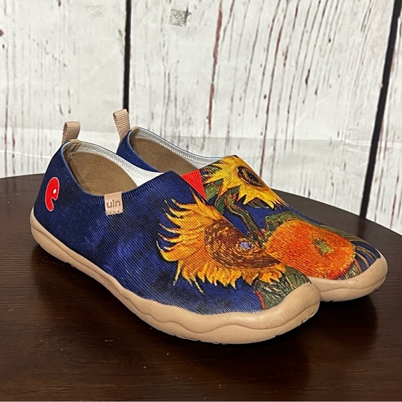 UIN Toledo Sunflower Print Slip-On Unisex Shoes super light and comfortable 7.5 - Picture 7 of 16